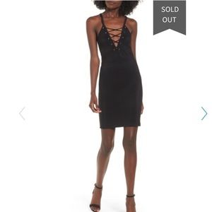 Nordstrom’s Leith lace up cut sides bodycon 👗 XS